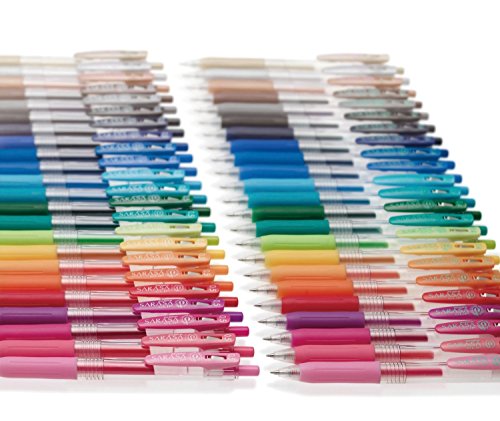 Zebra Sarasa Clip Gel Pens, 0.5mm Fine Point, Black Ink, 10-Pack