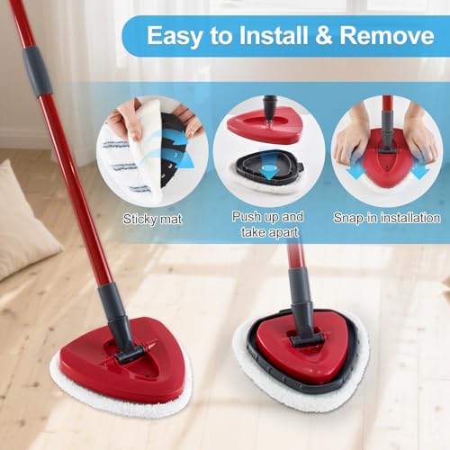 10-Pack Mop Replacement Pads for Ocedar EasyWring & RinseClean