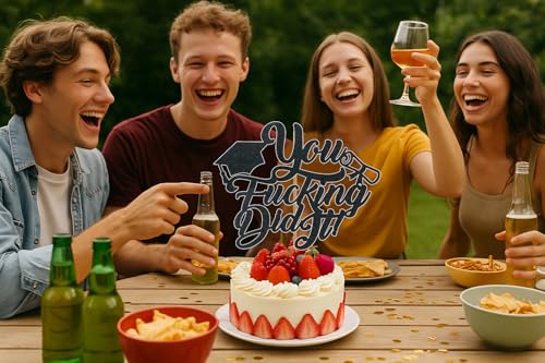 You Did It Graduation Cake Topper 2026 – Funny Decoration