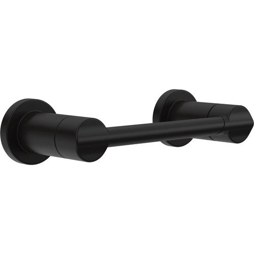Delta Nicoli (1-Pack) Toilet Paper Holder Matte Black Tissue Roll Holder for Bathroom Organization and Storage Pivoting Toilet Tissue Holder Wall Bathroom Accessories NIC50-MB