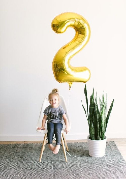 Gold Number 0 Balloon - 40 Inch Birthday Decoration for Milestone Celebrations | Party Supplies