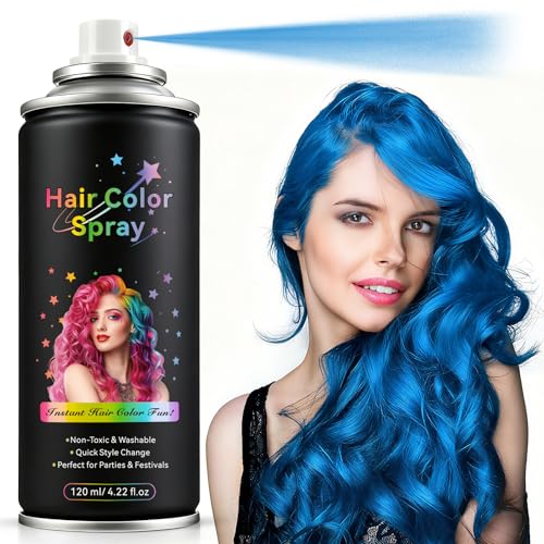 REBODUM Blue Temporary Hair Color Wax 4.06 oz – Washable Hair Pomade