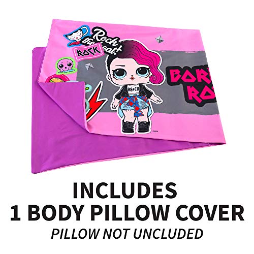 LOL Surprise Body Pillow Cover, 54 in x 20 in, Super Soft Microfiber