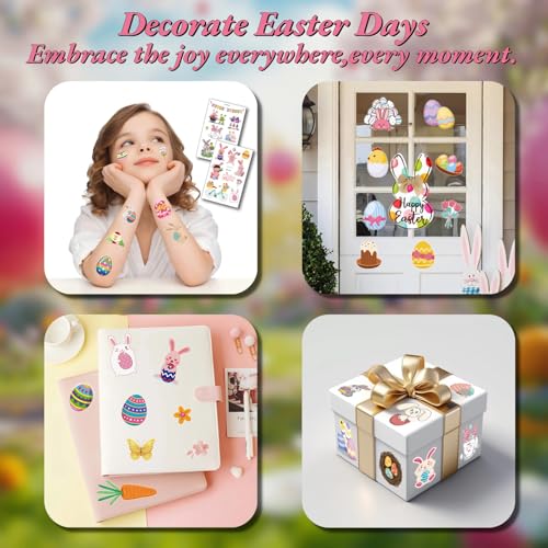 Easter Temporary Tattoos - 150+ Waterproof Designs for Party Favors