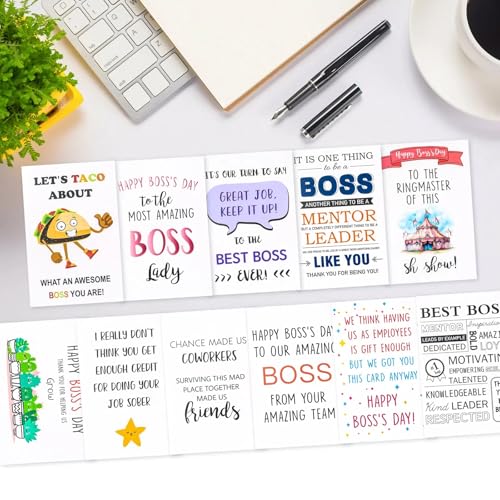 Heartfelt Boss Day Card - Thank You for Your Leadership