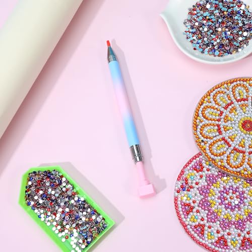 Mabor Diamond Art Pen & Rhinestone Picker Tool with Wax Refills for Crafts