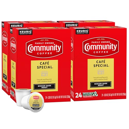Community Coffee Café Special Medium Dark Roast K-Cup Pods - 96 Count