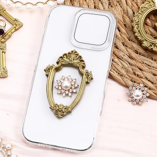 Gjinxi Vintage Mini Gold Baroque Picture Frames - Set of 10