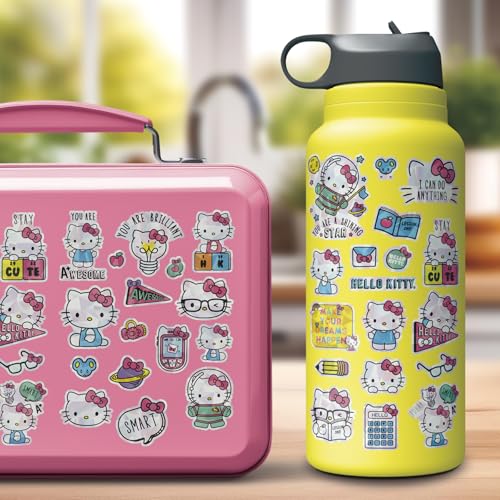 Sanrio Hello Kitty BTS Sticker Set - 4 Sheets of Decorative Decals for Kids & Collectors