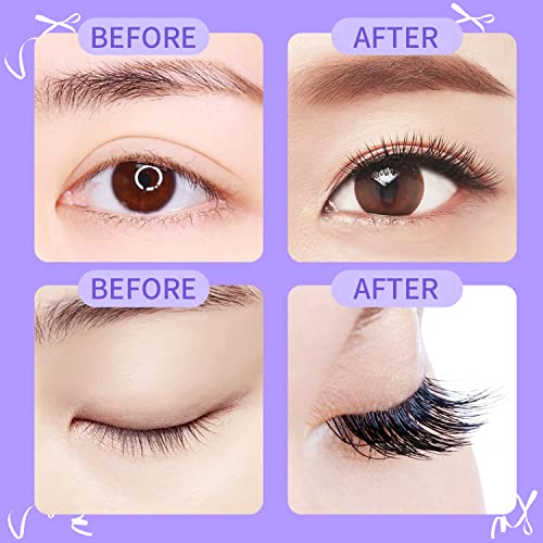 AKARA 5 Pairs Wispy Faux Mink False Eyelashes Natural Fluffy Cat Eye