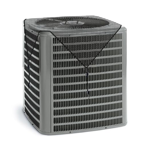 Coarbor 28"x28" Mesh AC Unit Cover - Durable 150GSM Vinyl Air Conditioner Top