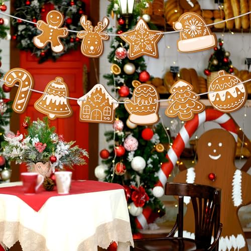 Gingerbread Garland Decoration for Christmas & New Year