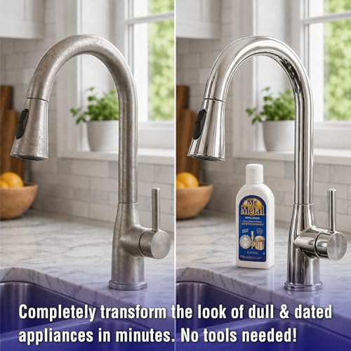 Mr. Metal Non-Abrasive Metal Polish - 8 oz Tarnish Remover for Silver, Brass, Copper & More