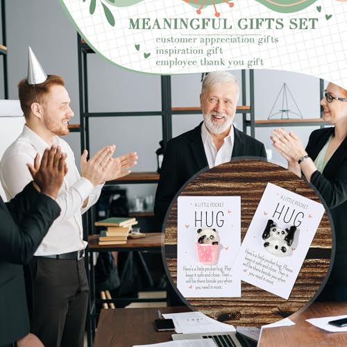 Wonderjune Pocket Hug Tokens - 30 Sets of Animal Appreciation Gifts