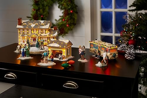 Department 56 Snow Village Christmas Vacation Figurine - Freezing Our Baguettes Off, Dolomite Snow Variant, 3.25 Inch, Multicolor