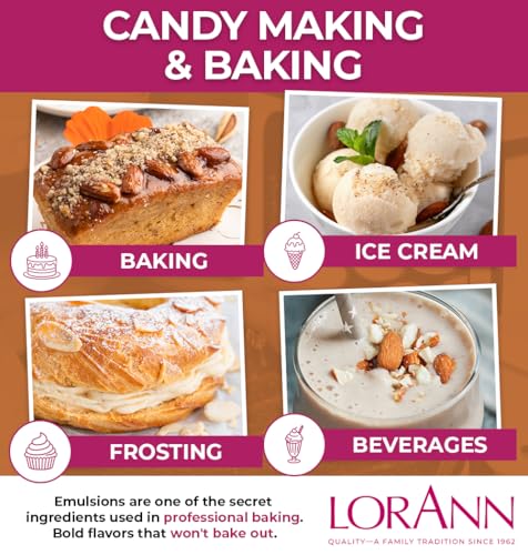 LorAnn Oils Old Almond Bakery Emulsion & Flavoring - 4 Fl Oz
