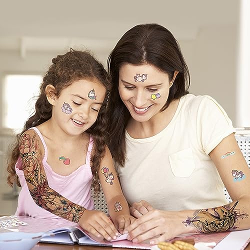 Cuteliili Cute Temporary Tattoos for Kids and Women Waterproof Bulk
