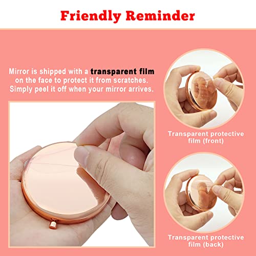 Niece Compact Mirror - Inspirational Makeup Gift for Niece from Aunt