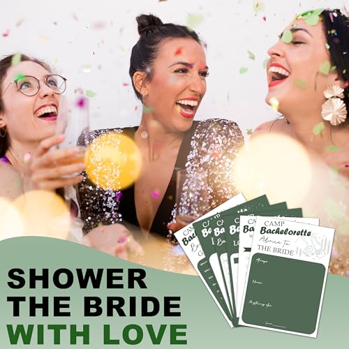 Green Bachelorette Party Games Set - Bridal Shower & Girls Night Favors