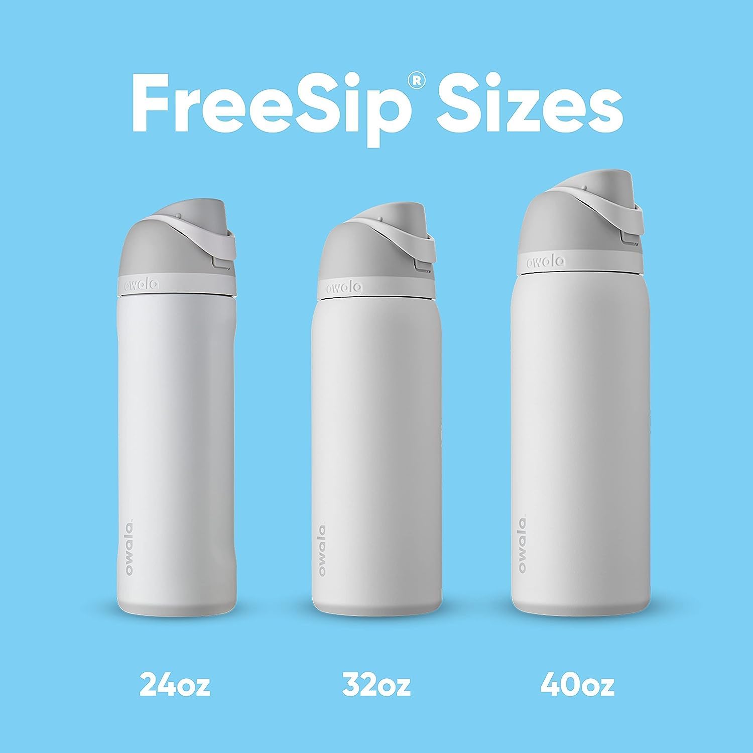 Owala FreeSip Insulated Stainless Steel Water Bottle - BPA-Free, 40 oz, Perfect for Sports & Travel