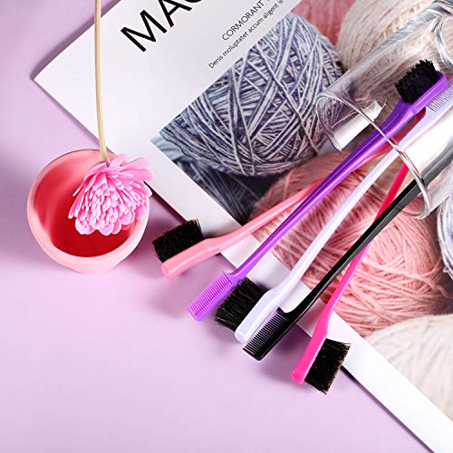 BBTO 5-Piece Double-Sided Edge Hair Brush and Comb Set