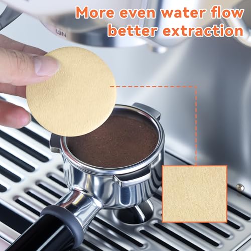 58mm Round Espresso Filter Paper - 1000 Pcs for Portafilter