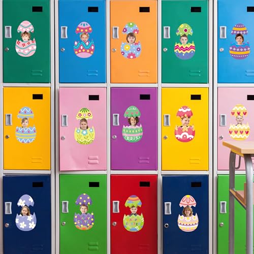 48 Easter Egg Cutouts for Classroom & Spring Party Decor