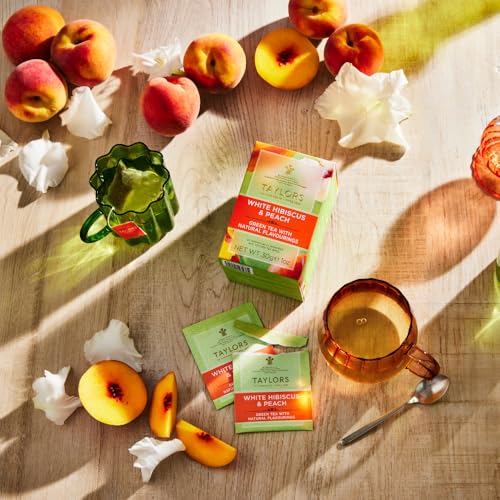 Taylors of Harrogate White Hibiscus & Peach Green Tea - 20 Bags