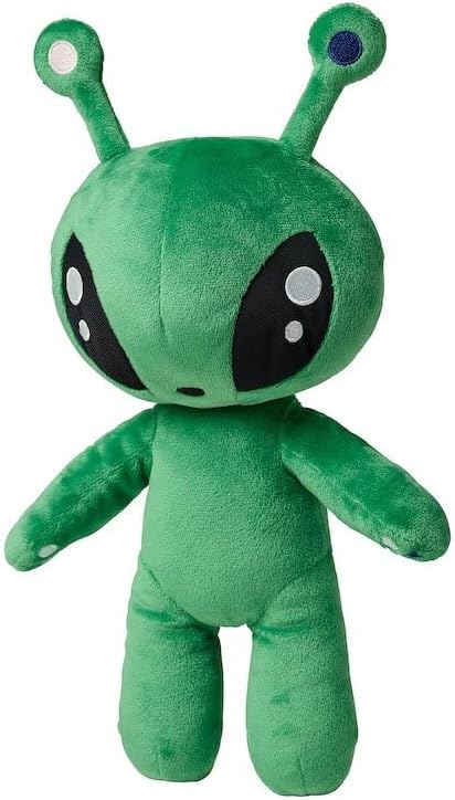 OSOCU 13.5in Adorable Green Alien Plush Toy - Ultra-Soft Stuffed Figure for Home & Room Decor | Perfect Gift for Sci-Fi Fans