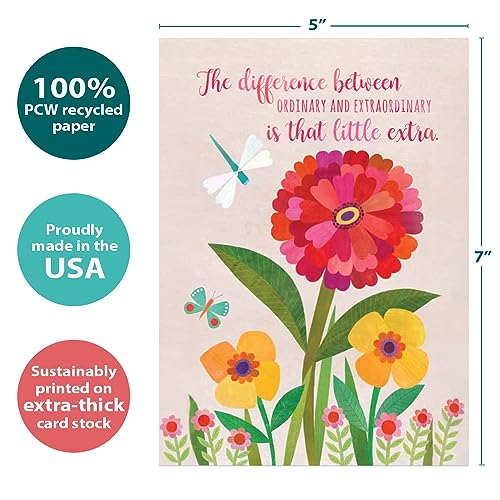 Tree-Free Greetings Just Because Cards - 12 Premium 5x7 Cards