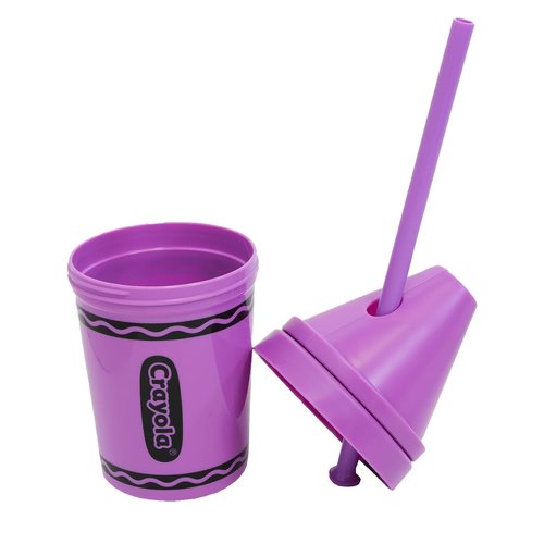 Crayola 13 Oz Water Bottle Set - Bundle with 2 Refillable Cups with Straws for School Supplies, Sports, Party Supplies, More Tumbler Cups for Toddlers Birthday