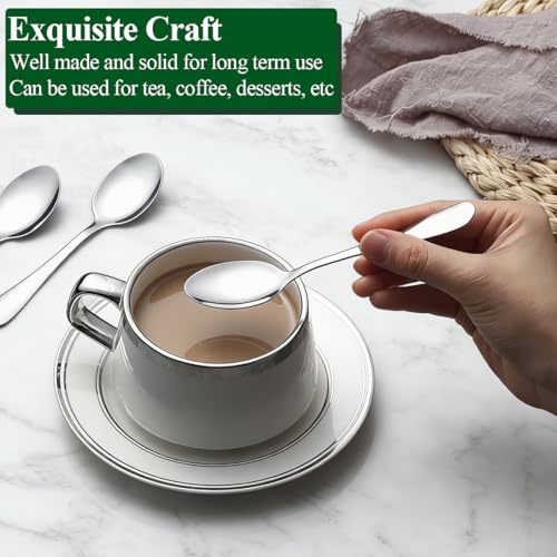 Berglander 12-Piece Stainless Steel Espresso Spoons Set - 5.5"