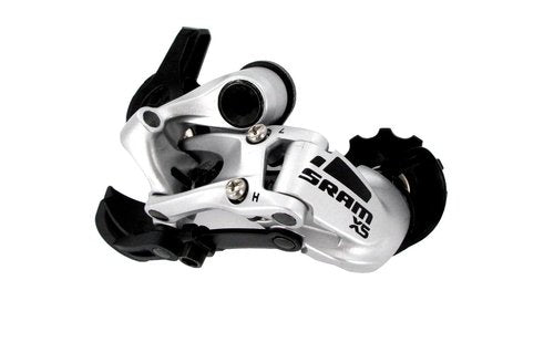 SRAM X5 9 Speed Medium Cage Rear Derailleur Silver
