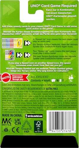 UNO Speed Pack Add-On - Extra Fast Card Game for Family Fun