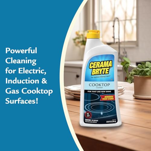 Cerama Bryte Essential Cooktop Cleaner Kit with Scraper & Pads