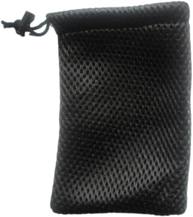 Nylon Mesh Drawstring Bags - 5pcs Small Storage Pouches for Travel