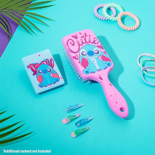 Disney Stitch Detangle Hair Brush and Compact Mirror Set