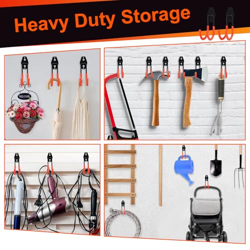 Heavy Duty Stroller Wall Mount Hanger - 66lb Capacity Anti-Slip Hook