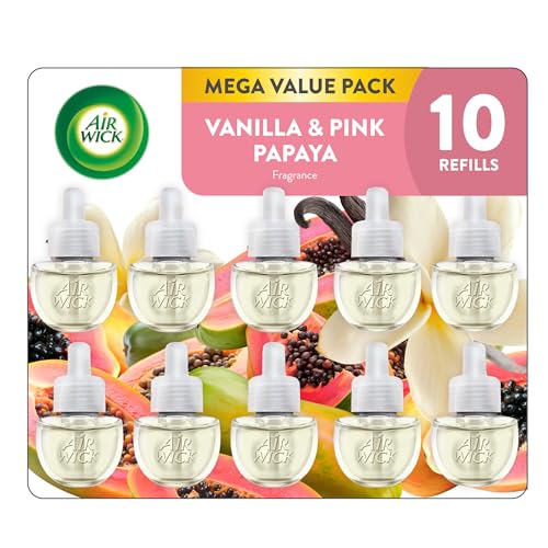 Air Wick Plug In Refills - Vanilla & Pink Papaya, 10 Count