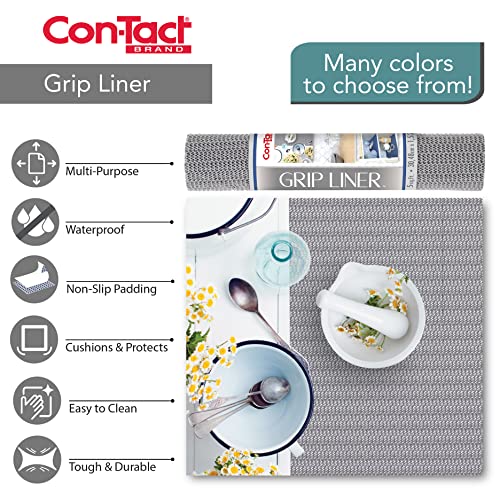 Con-Tact Non-Adhesive Shelf & Drawer Liner, 12" x 5', White