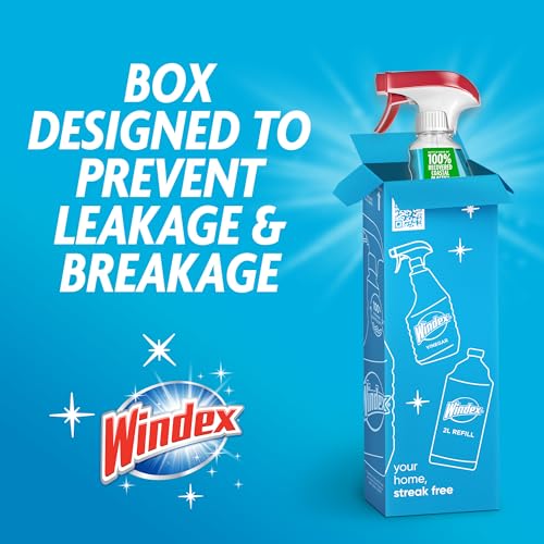 Windex Glass and Window Cleaner Bundle with Blue Spray & Fast Shine Foam