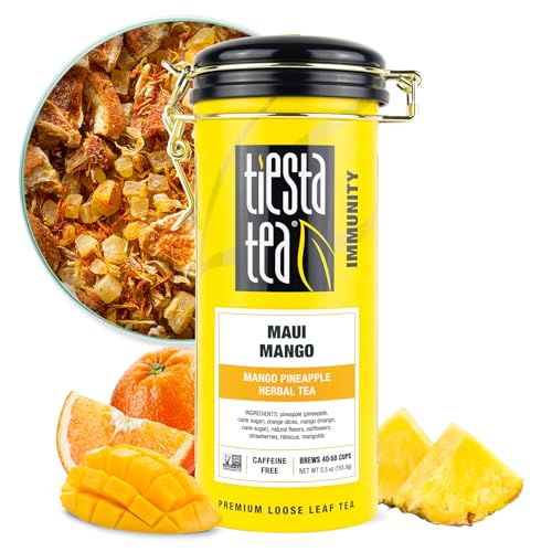 Tiesta Tea Maui Mango Loose Leaf Herbal Tea - 50 Cups