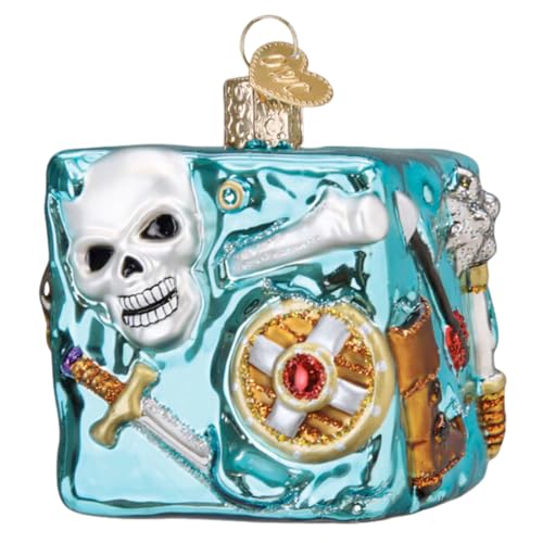 Dungeons & Dragons Gelatinous Cube Glass Ornament - Handcrafted Holiday Decor