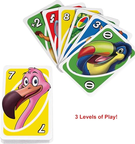 Mattel UNO Junior Card Game - Original Edition for Kids Ages 3+