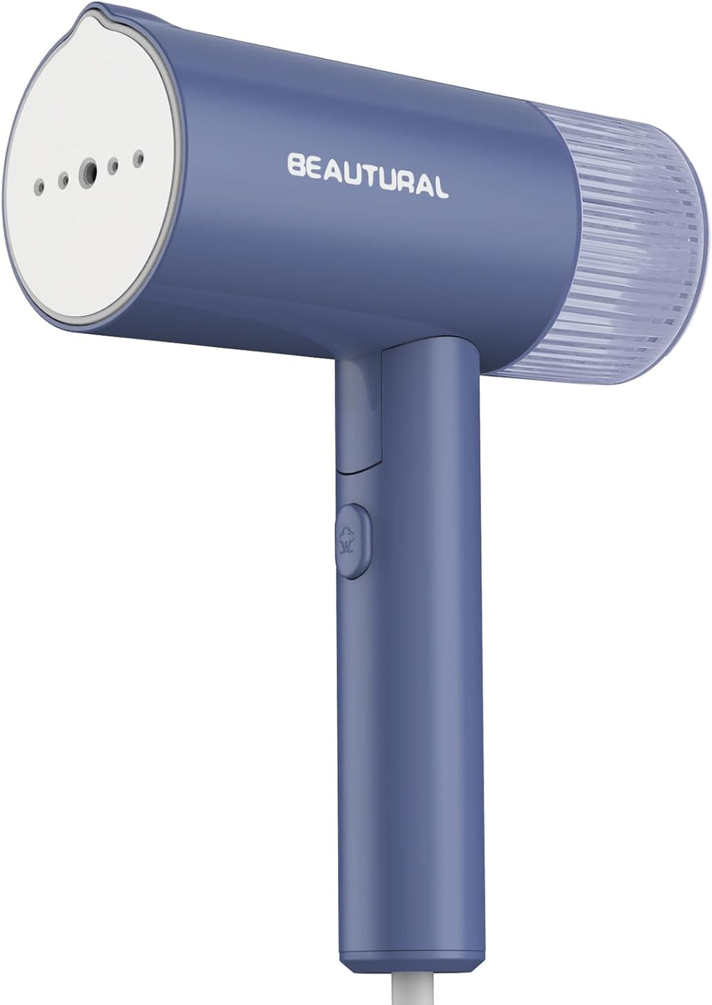Beautural Portable Clothes Steamer - Fast 30s Heat-Up, Handheld & Foldable Design, Blue