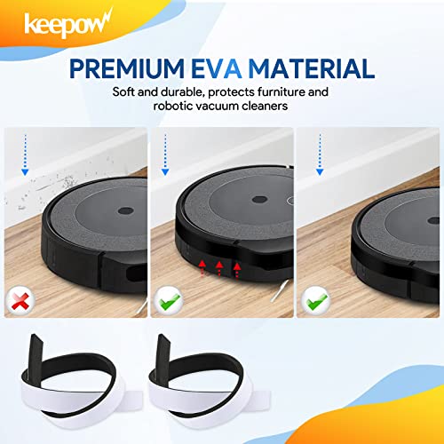 KEEPOW Soft Bumper Guard for iRobot Roomba - 2 Pack, 21-Inch Protection