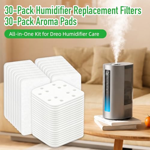 Dreo Humidifier Replacement Parts Set - 60 Mineral & Aroma Pads