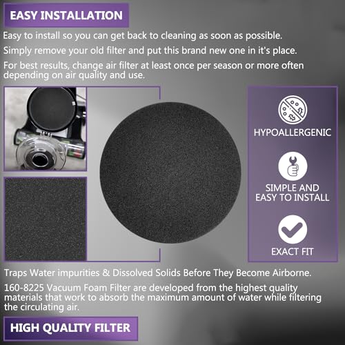 LEFITPA 4-Pack Replacement Vacuum Filters for Bissell Models