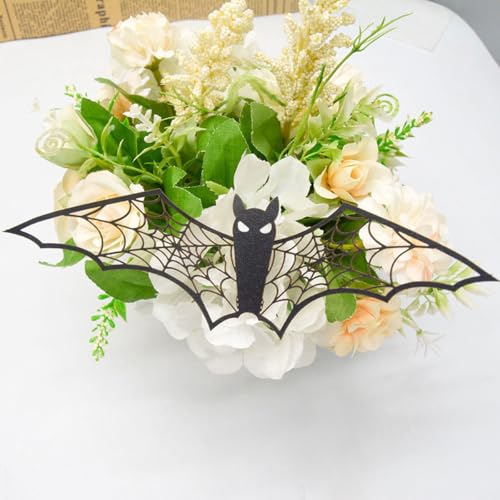 24Pcs 3D Halloween Bat Wall Decor - Removable PVC Stickers