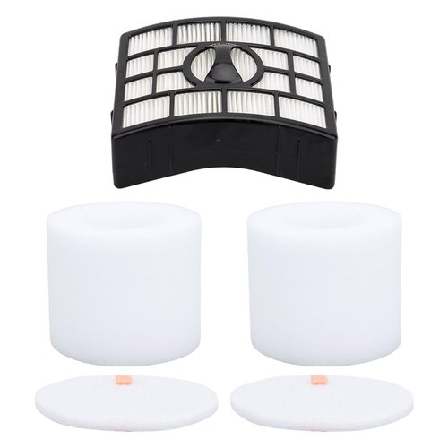 Vacuum Filters Replacement for Shark Rotator Powered Lift-Away Vacuum NV650 NV650W NV651, NV652 NV750W NV751, NV752 NV831 NV835 AX950 AX951 AX952 ZU632 AZ1000W AZ1002 AZ1002BRN # XFF650 & XHF650
